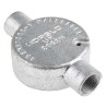 RS PRO Galvanised Steel Conduit Fitting, 20 mm Nominal Size, M4 Thread, Black 228-895