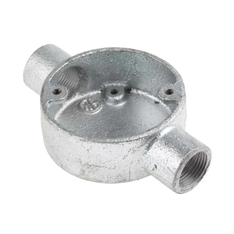 RS PRO Galvanised Steel Conduit Fitting, 20 mm Nominal Size, M4 Thread, Black 228-895