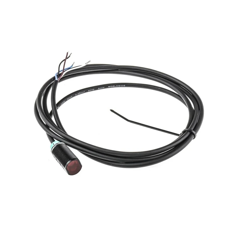 Pepperl + Fuchs Diffuse Photoelectric Sensor Barrel Sensor 200 mm Detection Range PNP Output IP67 GLV18-8-200/115/120