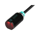 Pepperl + Fuchs Retroreflective Photoelectric Sensor Barrel Sensor 6.5 m Detection Range PNP Output IP67 GLV18-6/115/120