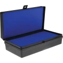 RS PRO Plastic Transit Case Black Polypropylene 280x145x78 mm 230-374