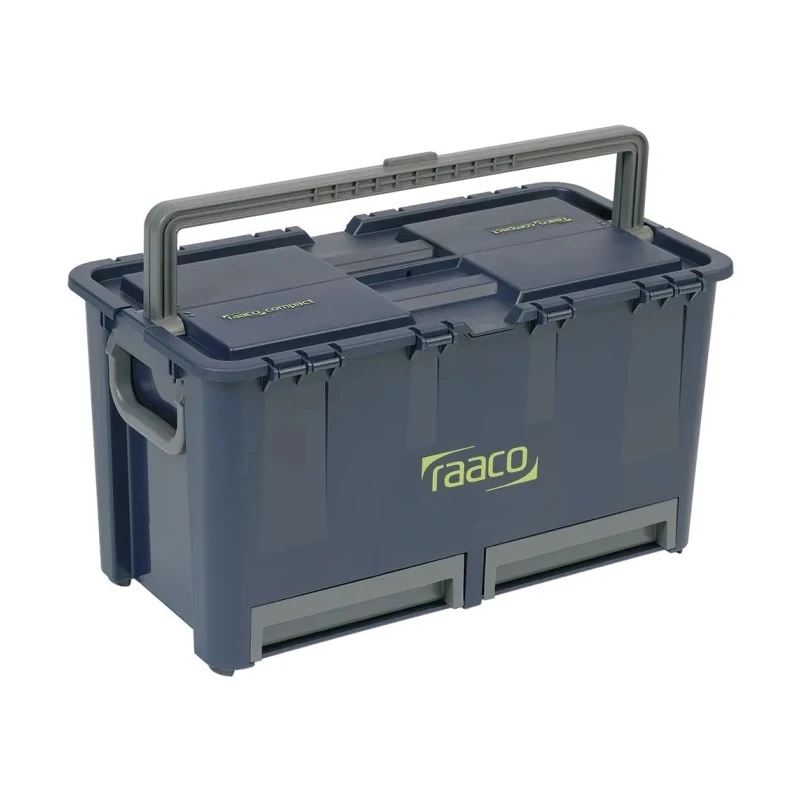 Raaco 2 Drawer Plastic Tool Box 540 mm Length 230 mm Width 540 mm Height 136600
