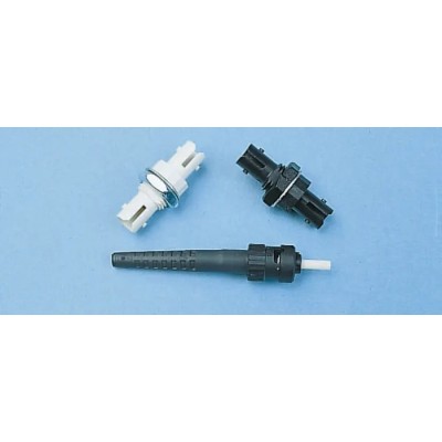 Amphenol Fiber Optics Fibre Optic Connector 953 Series ST UPC Multimode Simplex 0.35dB Insertion Loss 953 101 5010
