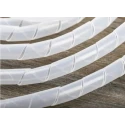RS PRO Polyethylene Spiral Cable Wrap 3m Length, 12mm Cable Diameter, Maximum Bundle Diameter 32mm 227-980