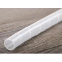 RS PRO Polyethylene Spiral Cable Wrap 3m Length, 12mm Cable Diameter, Maximum Bundle Diameter 32mm 227-980