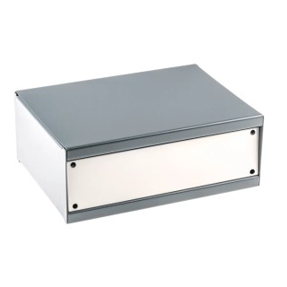 RS PRO Grey Cold Rolled Steel Instrument Case 76 mm x 152 mm x 204 mm 232-232
