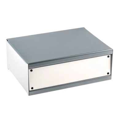 RS PRO Grey Cold Rolled Steel Instrument Case 76 mm x 152 mm x 204 mm 232-232