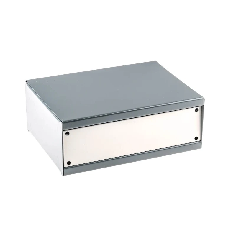 RS PRO Grey Cold Rolled Steel Instrument Case 76 mm x 152 mm x 204 mm 232-232
