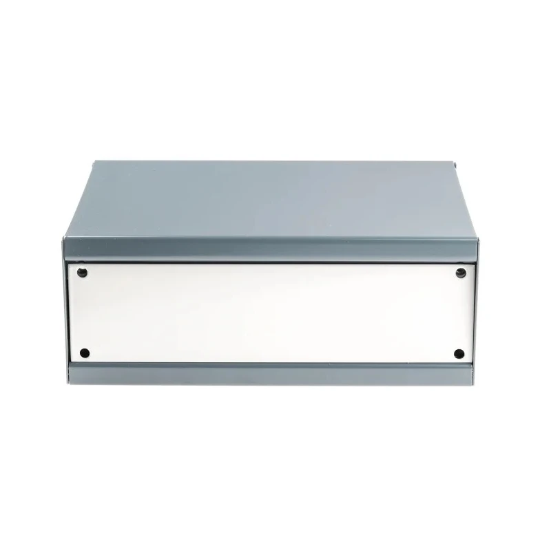 RS PRO Grey Cold Rolled Steel Instrument Case 76 mm x 152 mm x 204 mm 232-232