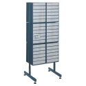 Raaco Drawer Storage Unit Steel Case Blue 1.6 m Height x 622 mm Width x 570 mm Depth 137522