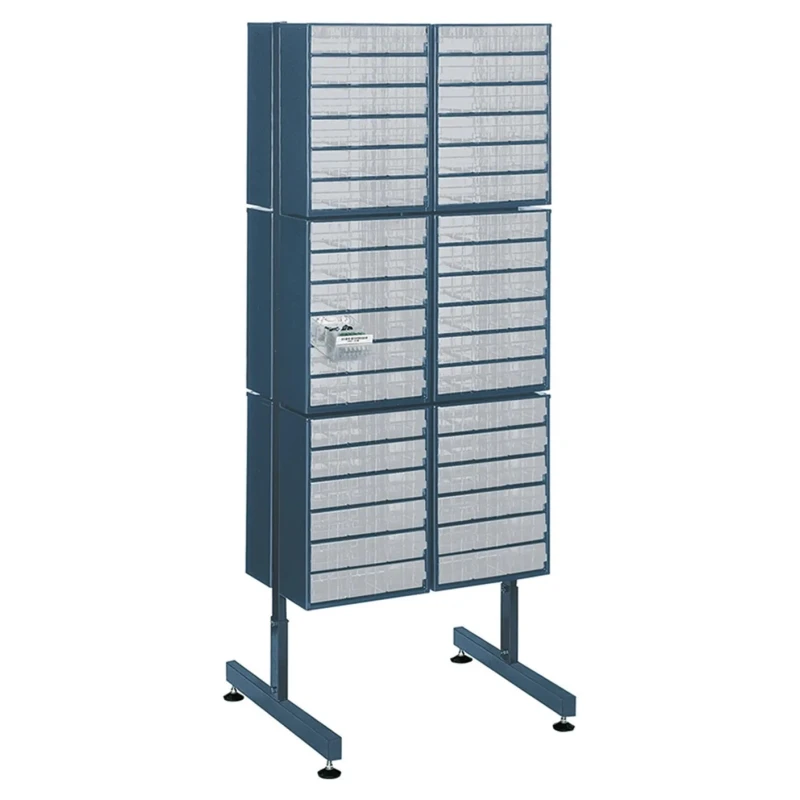 Raaco Drawer Storage Unit Steel Case Blue 1.6 m Height x 622 mm Width x 570 mm Depth 137522
