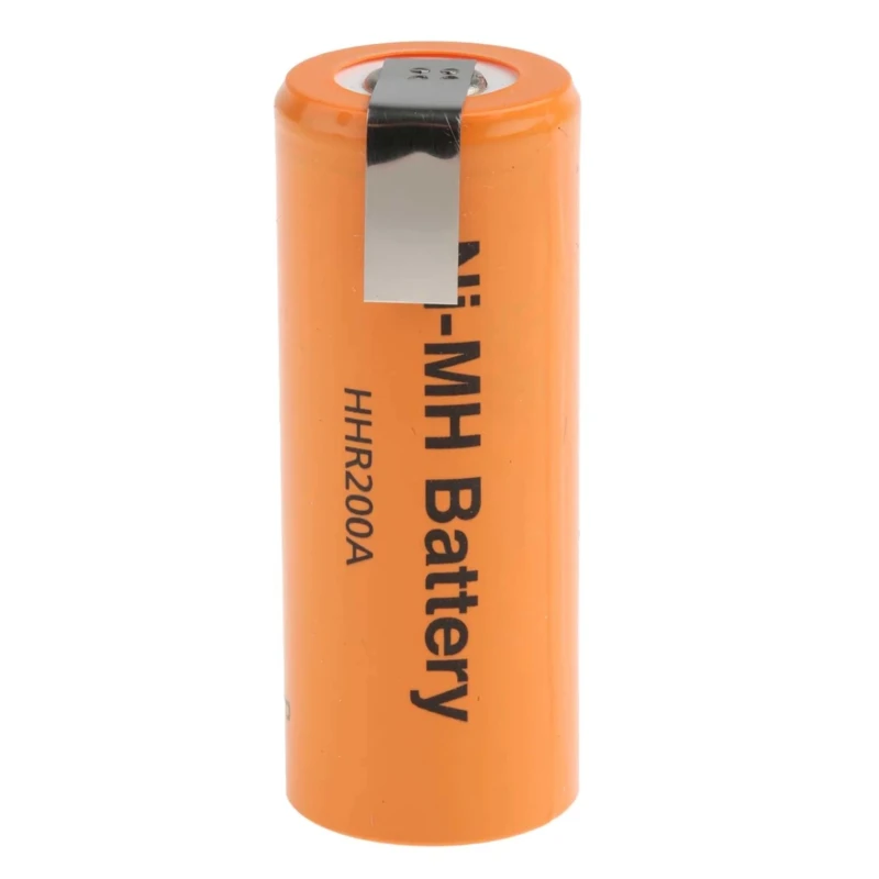 Panasonic 1.2 V NiMH Rechargeable Battery, 2.04 Ah, 17 mm Diameter HHR-200A-1Z