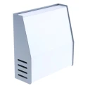 Hammond 515 Series Grey Aluminium, Steel Desktop Enclosure Sloped Front 159mm x 155mm x 58mm 232-730