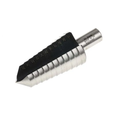 RS PRO High-Speed Steel Multi-Diameter Step Drill Bit 20 to 30 mm Cone Shank Bright Finish 232-585