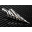 RS PRO 3-Piece Step Drill Bit Set for Metal 4 mm Min to 30 mm Max HSS 232-614