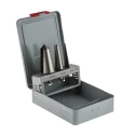 RS PRO 3-Piece HSS Step Drill Bit Set for Metal, 4 mm to 30 mm, High-Speed Steel, UK Origin 232-608