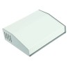 Hammond 515 Series Grey Aluminium, Steel Desktop Enclosure Sloped Front 193 mm x 159 mm x 58 mm 515-0930