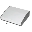 Hammond 515 Series Grey Aluminium, Steel Desktop Enclosure Sloped Front 193 mm x 159 mm x 58 mm 515-0930