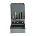 RS PRO 3-Piece HSS Step Drill Bit Set for Metal, 4 mm to 30 mm, High-Speed Steel, UK Origin 232-608
