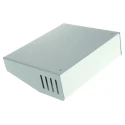 Hammond 515 Series Grey Aluminium, Steel Desktop Enclosure Sloped Front 193 mm x 159 mm x 58 mm 515-0930