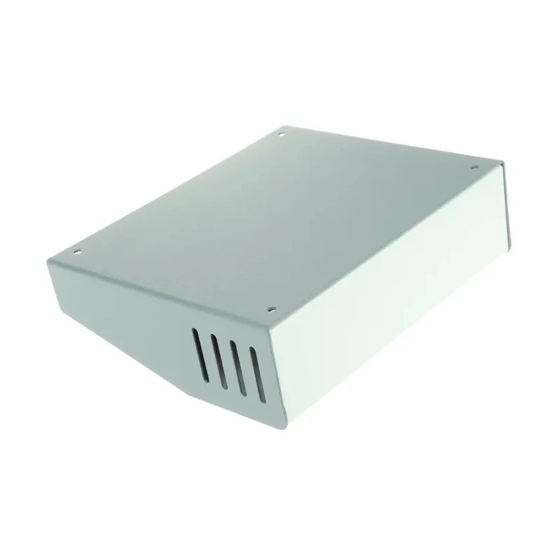 Hammond 515 Series Grey Aluminium, Steel Desktop Enclosure Sloped Front 193 mm x 159 mm x 58 mm 515-0930