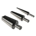 RS PRO 3-Piece HSS Step Drill Bit Set for Metal, 4 mm to 30 mm, High-Speed Steel, UK Origin 232-608