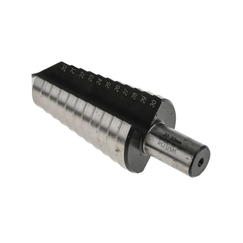 RS PRO 3-Piece HSS Step Drill Bit Set for Metal, 4 mm to 30 mm, High-Speed Steel, UK Origin 232-608
