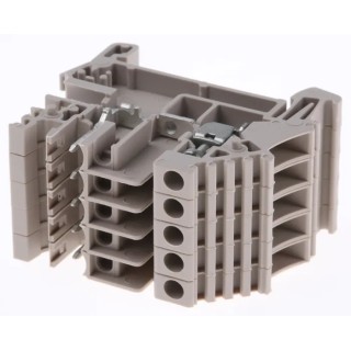 Weidmüller W Series 1-Contact Male Interface Module Clamping Yoke Connector DIN Rail Mount 16A 250V 1577340000