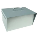 Hammond Grey Steel Instrument Case 159 mm Height, 245 mm Length, 298 mm Width 518-0920