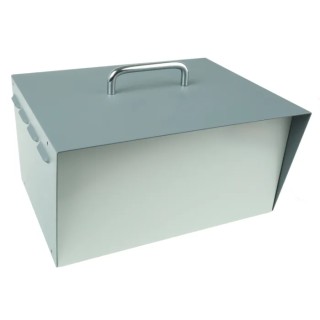 Hammond Grey Steel Instrument Case 159 mm Height, 245 mm Length, 298 mm Width 518-0920