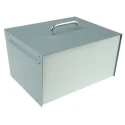 Hammond Grey Steel Instrument Case 159 mm Height, 245 mm Length, 298 mm Width 518-0920