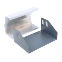 Hammond 519 Series Grey Steel and Aluminium Desktop Enclosure Sloped Front 220mm x 150mm x 100mm 519-0910