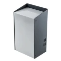 Hammond Grey Steel Instrument Case 89 mm Height, 219 mm Length, 121 mm Width 513-0900