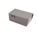 Hammond Grey Steel Instrument Case 89 mm Height, 219 mm Length, 121 mm Width 513-0900