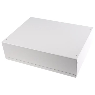 RS PRO Grey Cold Rolled Steel Instrument Case 95 mm Height, 270 mm Width, 350 mm Length 231-992