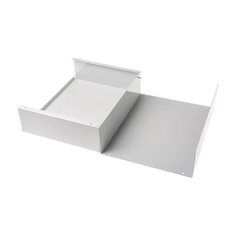 RS PRO Grey Cold Rolled Steel Instrument Case 95 mm Height, 270 mm Width, 350 mm Length 231-992