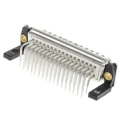 Amphenol Communications Solutions 50 Way Right Angle 2.76 mm Pitch Through Hole D-Sub Connector Male DD50P564TXLF