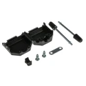 Amphenol Communications Solutions BLF Series Nylon Straight D-Sub Backshell 9 Way Strain Relief 86303637BLF