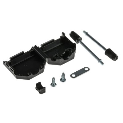 Amphenol Communications Solutions BLF Series Nylon Straight D-Sub Backshell 9 Way Strain Relief 86303637BLF