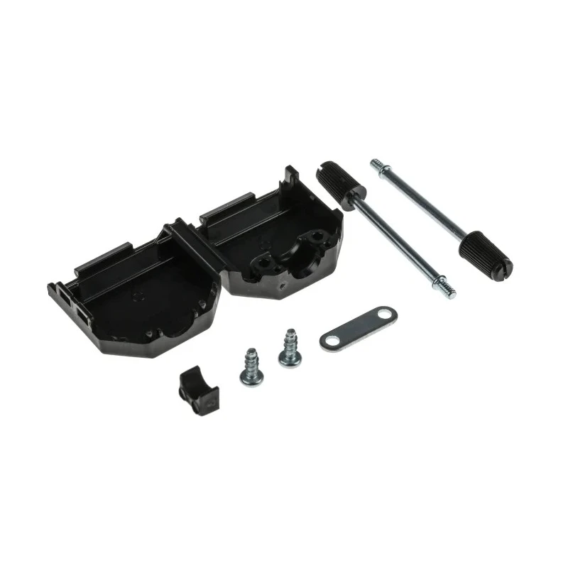 Amphenol Communications Solutions BLF Series Nylon Straight D-Sub Backshell 9 Way Strain Relief 86303637BLF