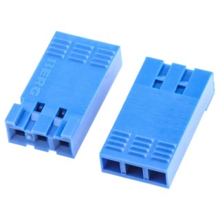 Amphenol Communications Solutions Dubox Female Connector Housing, 2.54mm Pitch, 3 Way, 1 Row Straight 65240-003LF