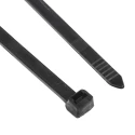 Thomas & Betts Non-Releasable Cable Tie, Black Polyamide 66, 368 mm Length x 7.6 mm Width 7TAG054360R0307 TY400-120X