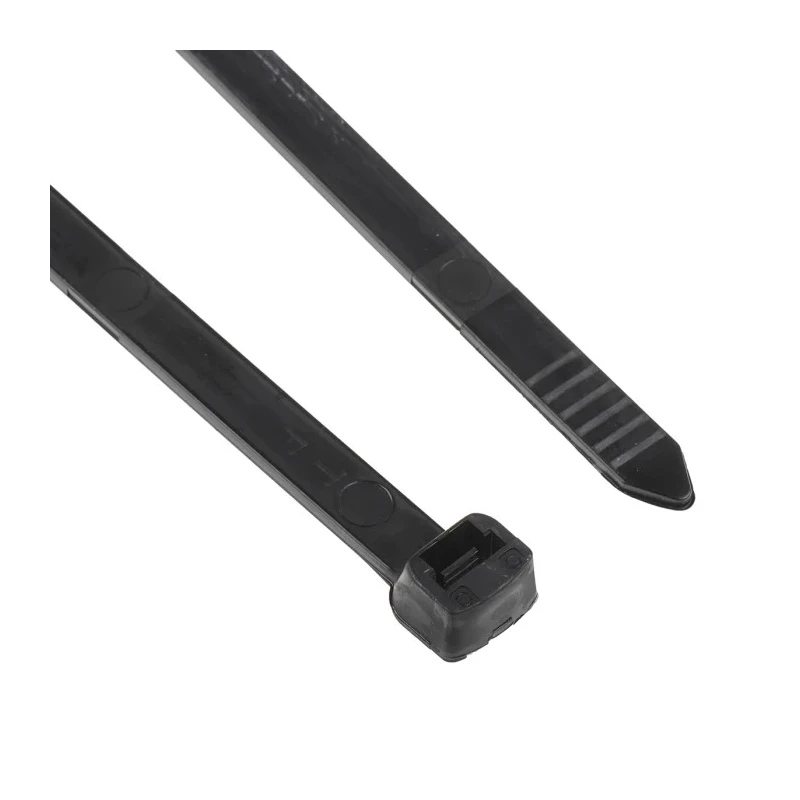 Thomas & Betts Non-Releasable Cable Tie, Black Polyamide 66, 368 mm Length x 7.6 mm Width 7TAG054360R0307 TY400-120X