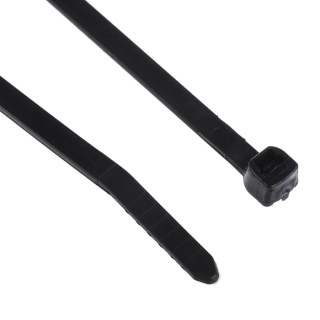 Thomas & Betts Non-Releasable Cable Tie 368 mm Length x 4.8 mm Width, Black Polyamide 66, 220N 7TAG054360R0337 TY400-50X-100