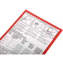 3M Adhesive Vinyl Cable Marker Book White, Blank Legend, 25 x 72 mm, SWB-02
