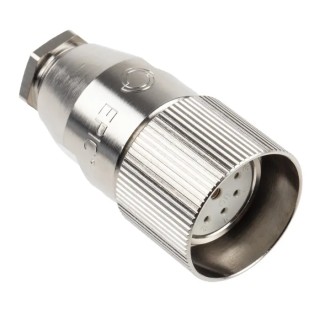 Lapp Circular Connector 9 Contacts Cable Mount Socket Female 23 mm IP65 Thermoplastic Housing EPIC Series 00008771