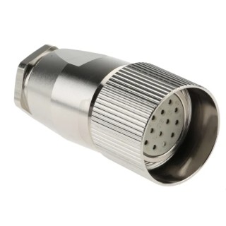 Lapp Industrial Circular Connector Socket Female 16 Contacts Cable Mount 23 mm, IP65, EPIC Series 00008722