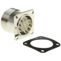 Lapp Circular Connector, 12 Contacts, Panel Mount, 19.5 mm Connector, Plug, Male, IP65, EPIC R Series 50101200+00008702