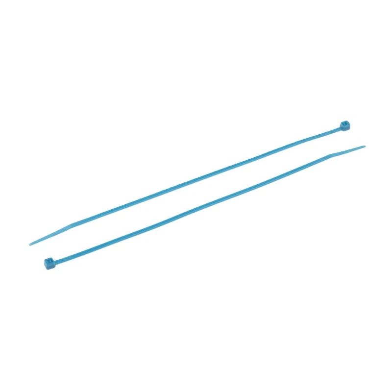RS PRO Non-Releasable Blue Polyamide 66 Cable Tie 203 mm x 2.5 mm 233-304