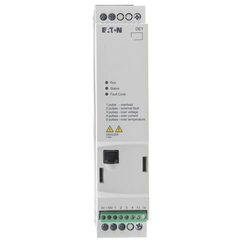 Eaton Variable Speed Starter 750 W 230V ac 1 Phase 4.3 A DE11 Series 